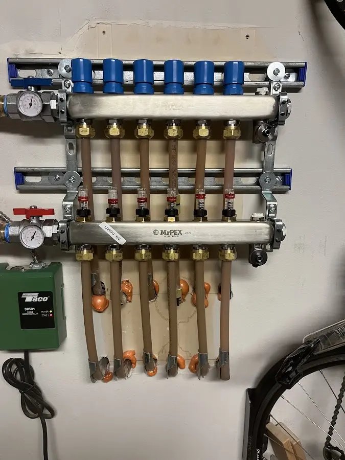 Plumber performing Leak Detection at a residential property in Marshall